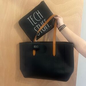 Rae Dunn laptop bag/AirPod case/tech holder